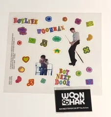 ウナク(WOONHAK) BOYNEXTDOOR(ボイネク) ボーイライフ ユニバーサル 特典 ステッカー まとめ