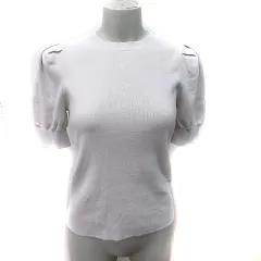 プロポーション ボディドレッシング PROPORTION BODY DRESSING ニット カットソー 半袖 S ベージュ /YI