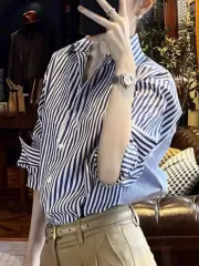 S ストライプ シャツ ブラウス レディース (新品)