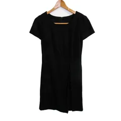 アンタイトル ワンピース トップス 半袖 日本製 レディース 2サイズ ブラック UNTITLED 【中古】
