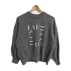 レプシィム ニット トップス 長袖 クルーネック セーター レディース Fサイズ グレー LEPSIM 【中古】のサムネイル