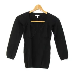 マックスマーラ ニット トップス 長袖 ネック シルク混 レディース Sサイズ ブラック MAX MARA 【中古】のサムネイル