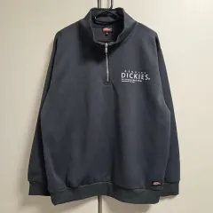 DICKIES ディッキーズ ハーフネック ジップアップ Tシャツ L(100)