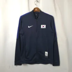 メンズM アディダス 韓国国家代表 태극 마크 ネイビートラックジャージ ジップアップジャケット