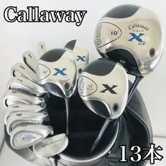 豪華 13本 Callaway キャロウェイ X-18 CF X-14 ゴルフクラブ フルセット ゴルフセット クラブセット メンズ 初心者 入門 右利き パター付 安価 83Y-14