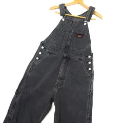 美品◆Levi's リーバイス オーバーオール ブラックデニム サロペット USED加工 79107-0006 メンズ