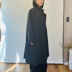 サリー様専用】HYKE LINEN RIDING COAT BLACK - メルカリ