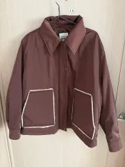 STUDIO TOMBOY スタジオトムボーイ ブラウン ファー ポケット ダウン ジャケット F