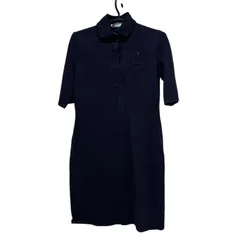  LACOSTE ラコステ ブラックポロワンピース スリムフィット スポーティ レディースサイズ38【ZY9】