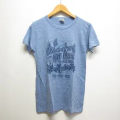 ユナイテッドアスレ United Athle 半袖 プリント Tシャツ XS ブルー