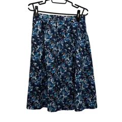  MACKINTOSH PHILOSOPHY マッキントシュフィロソフィー　花柄フレアスカート 膝丈　レディース　サイズ38【ZY9】