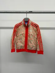 (100) アディダス キッズ ジュニア オリジナル ファイヤーバード トラックジャージ ジャケット