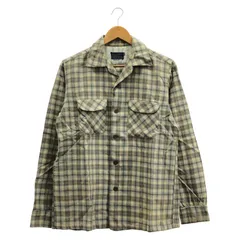 【中古】50-60s PENDLETON チェックシャツ サイズXL ブルー/ベージュ ペンドルトン ウール[19]