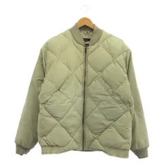 【中古】00s Eddie Bauer キルティングダウン サイズS カーキ エディバウアー[19]