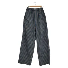 【中古】BALENCIAGA 17AW ストライプパンツ サイズ44 P125 486232 TWA02 1000 ブルー バレンシアガ[19]のサムネイル
