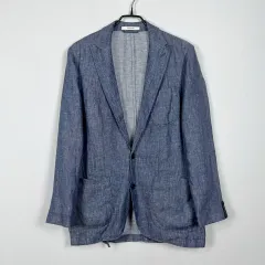 クラブモナコ/リネン 麻 ジャケット アウター コンビ 男S 90/ラデン