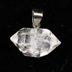 極上輝き✨天然ハーキマーダイヤモンド 大粒 ネックレス ステンレス 