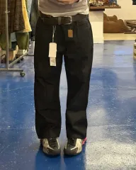 ヘルムートラング x UNIQLO ブラック デニムパンツ