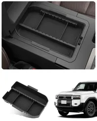 SKTU トヨタ ランドクルーザー 250 専用 コンソールボックス 仕切り調整可能 インナートレイ 小物収納 アクセサリー ABS素材 防塵 防キズ 滑り止め ガタガタ音なし 車内整理 カスタムパーツ R4 61