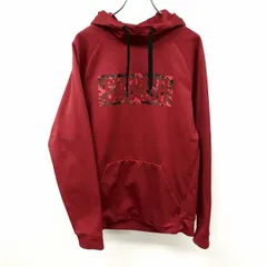 古着 ナイキ NIKE スウェット プルオーバー パーカー 裏起毛 デジタル迷彩プリント 『SWOOSH』 ラグラン 長袖 ポリ100% S レッド 赤 メンズ 男性