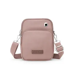 【在庫処分】ナイロン スマホポシェット ミニショルダーバッグ バッグ 軽い スマホバッグ 散歩 斜めがけ スマホポーチ お出かけ レディース ショルダーバッグ