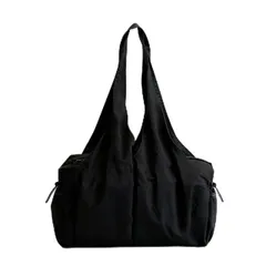 【在庫処分】通勤 旅行 ファスナー付き ショルダーバッグ 多収納 防水 軽量 大容量 メンズ レディース トートバッグ