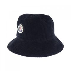 極美品】MONCLER モンクレール ボア バケットハット ネイビー Lサイズ