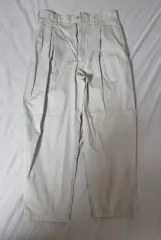 UNIQLO U(ユニクロユー) タックワイド パンツ ライトグレー 76(30)