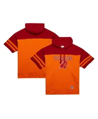 ミッチェルネス メンズ アウター パーカー・スウェット ヴィンテージ ロゴ パーカー Mitchell Ness MensOrange Tampa Bay Buccaneers Off Field Vのサムネイル