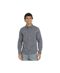 ダナ キャラン ニューヨーク メンズ トップス シャツ コットン DKNY Mens Campbell Stretch Cotton Poplin Shirt Midnight navy ネイビーのサムネイル