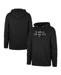 47 ブランド メンズ アウター パーカー・スウェット パーカー 47 Brand Mens Black Atlanta Falcons Sundays Regional Headline Hoodie Black ブラック