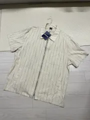 (땡처리)バイモウノ ジップアップ 半袖 シャツ (3XL)