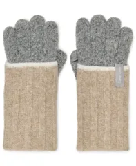 カルバンクライン レディース アクセサリー 手袋 パッチワーク ニット Calvin Klein Patchwork Knit Gloves Heather Mid Gray グレーのサムネイル