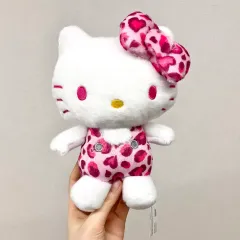 セール) 日本正規品 ハローキティ ピンク レオパード 中型人形
