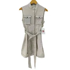 ユーズドフルギ USED古着 {{sheller}} スタンドカラーステッチワンピース レディース FREE 