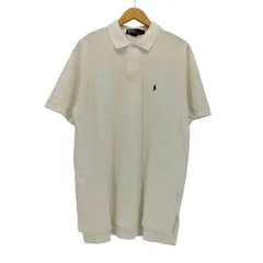 ポロバイラルフローレン Polo by RALPH LAUREN ポニー 刺繍 S/S 鹿の子 ポロシャツ メンズ import：L 