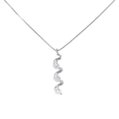 K18WG ダイヤモンド ネックレス 0.53CT