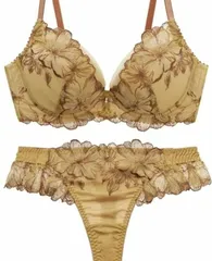 新品   金の谷間ブラ  上下セット ブラ＆ tバック  ゴールド チュチュアンナ  選べるサイズ  C65  C70   定価 4708円  86