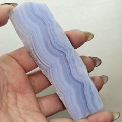 ☆ブルーレースアゲート 四面磨きポイント 104g(SA) - メルカリ