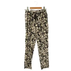 ジャーナルスタンダード レリューム JOURNAL STANDARD relume 23AW バイカラーフラワーイージーパンツ テーパード F ライトベージュ 黒 /NR ■OS