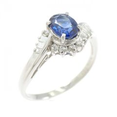 サファイア 1.11ct ダイヤモンド 0.8ct pt900リング - メルカリ