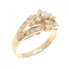 K18YG ダイヤモンド リング 0.35CT