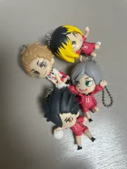 ハイキュー デフォルメ ガチャ キーホルダー フィギュア 音駒高校 研磨 黒尾 灰羽 リエーフ