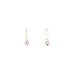 【新品】K10PG トルマリン ピアス