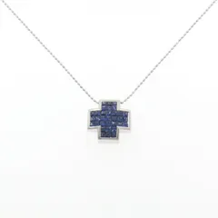K18WG サファイヤ ネックレス 1.20CT