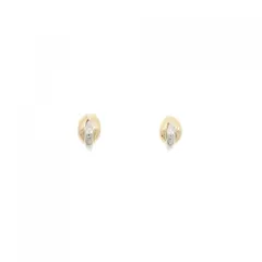 K18YG/PT900 ピアス