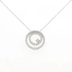 K18WG 2WAY ダイヤモンド ネックレス 0.088CT