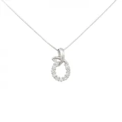 PT900/PT850 ダイヤモンド ネックレス 0.20CT