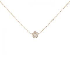 ☆K18WG ブルーダイヤ 0.2ct 花 Flower ペンダントトップ - メルカリ