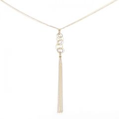 TIFFANY&Co. ティファニータッセルネックレス フリンジ シルバー924 